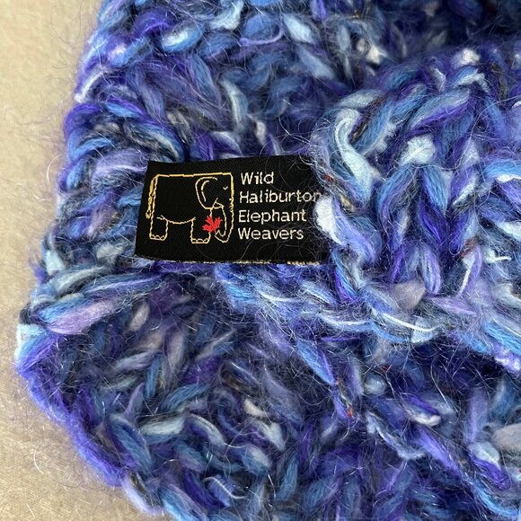 Handknit Dickie/Shoulder Shrug - beautiful shades of blue - Picture 5 of 10